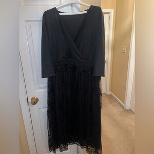 Black Dress with Sequin Details